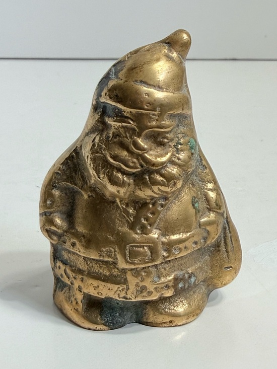 Other - Vintage Brass Santa Claus Bell